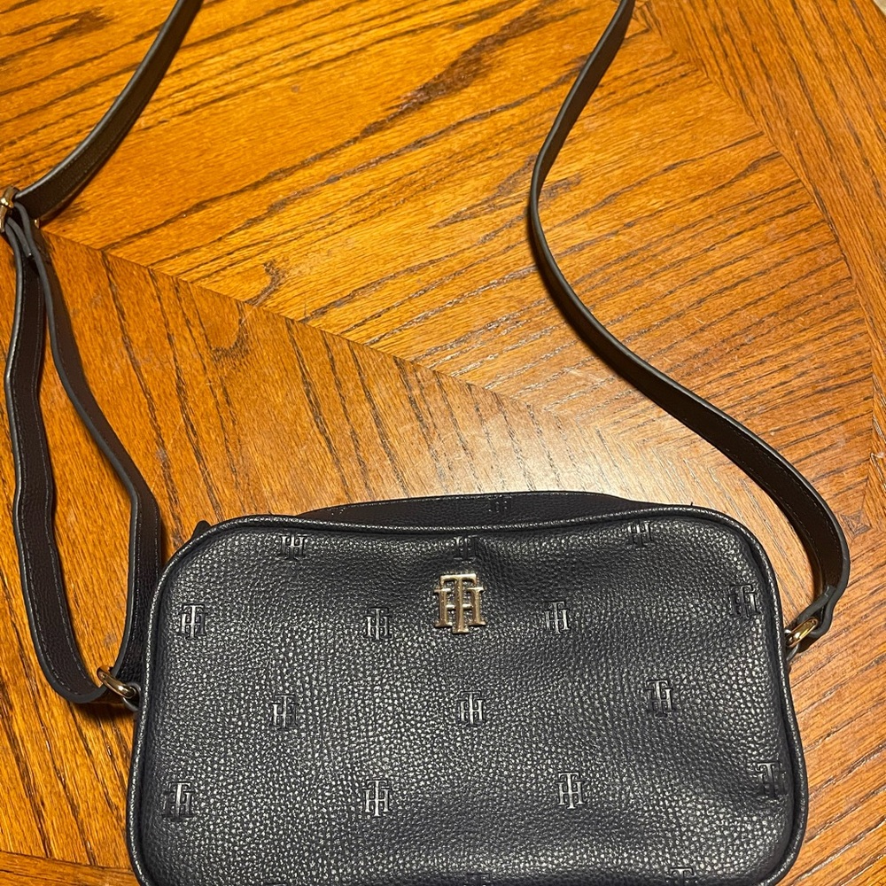 Tommy Hilfiger Crossbody Bag Logo Print Navy Women’s